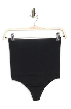 Soft and comfortable for everyday wear, this cotton-blend thong is made with a seamless design that's invisible under clothing. 14" rise (size S/M) Lined gusset Shell: 93% nylon, 7% spandex; Waistband: 83% nylon, 17% spandex; Crotch: 75% nylon, 19% cotton, 6% spandex Hand wash cold, dry flat Imported Black Seamless Cotton Bottoms, Solid Cotton Bottoms With Seamless Construction, Seamless Cotton Bottoms, Solid Seamless Cotton Bottoms, Under Clothing, Nordstrom Store, Nordstrom Rack, Heathers, Everyday Wear