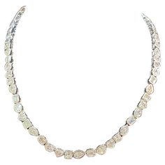 A stunning exclusive tennis necklace, so contemporary and modern design, perfect for all events and for everyday. Elevate your style and adds a touch of glamour and class on your look. Necklace come in 14k gold with Natural Diamonds in perfect special cut , oval , heart , princess, pear, emerald, of 27,00 carats, G color, VS-SI clarity, very sparkly diamonds. Handcrafted by artisan goldsmith. Excellent manufacture and quality of stones. Wholesale price. Shop with Confidence. We can offer free wo Tennis Necklace Diamond, Gold Tennis Necklace, Diamond Tennis Necklace, Pendant Diamond, Necklace Diamond, Tennis Necklace, Diamonds And Gold, Diamond Gold, Natural Diamonds