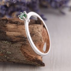 Small Minimalist Womens Silver Emerald Ring, Delicate Sterling Silver Ring, Unique Dainty Promise Ring, Green Stone Ring, May Birthstone WE OFFER UNLIMITED PERIOD INSTALLMENTS PLAN This is a beautiful, stunning, feminine ring that works well for all occasions, styles, and ages. You will love it! Ring information: Main stone: Emerald Approximate size: 3.0mm Metal type: Silver Metal stamp: 925 Sterling Silver Installment Payments We offer installment payments for an unlimited period for absolutely Dainty Emerald Ring Gift, Adjustable Emerald Ring With Round Band As Gift, Adjustable Round Band Emerald Ring Gift, Adjustable Round Band Emerald Ring As Gift, Minimalist Prong Setting May Birthstone Ring, May Birthstone Stackable Rings For Gift, Gift Emerald Ring With Round Band, May Birthstone Gift Ring With Round Band, Solitaire Ring For Promise And May Birthstone