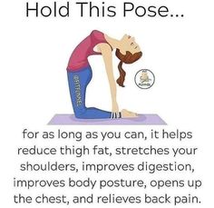 a woman doing yoga poses with the caption that says, you can't hold this