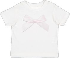 Baby Tee, Infant Tees, Cotton Tee, White Background, Ribbon, White, Clothes