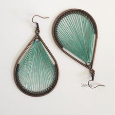 New Beautiful Bohemian Earrings Water Drop / Tear Drop Design Featuring A Ombre Green & Metallic Woven String Inside A Bronze Tone Frame Measurements: Entire Front : 3.5 In H X 1.75 In @ Widest New In Package ~ Removed Only To Photograph! This Listing Part Of This Month’s 3 For $28 Sale ~ Add To A Bundle & I’ll Adjust Your Price! (Or Send The Offer Yourself)! Now With Discounted Shipping!! Jewelry Obsessed & Browsing? Feel Free To Stop By My Page For Over 500 Active Jewelry Listings! Save $ With Bundled Packages! Gift Wrapping Available Upon Request! Message Directly After Ordering! Teardrop Earrings Gold, Hot Pink Earrings, String Earrings, Ombre Green, Bat Earrings, Metal Spikes, Dream Catcher Earrings, Flower Ear, Thread Earrings