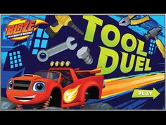 an image of a cartoon car with tools on it's back and the words tool duel