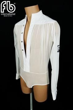 a female mannequin wearing a white shirt and panties