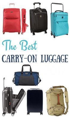 the best carry - on luggage for men and women in their 30's or 50's