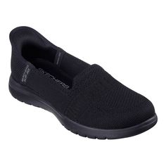 Step into stylish comfort with these Skechers Hands Free Slip-ins®: On-the-GO® Flex - Camellia shoes.Click this FOOTWEAR GUIDE to find the perfect fit and more! Step into stylish comfort with these Skechers Hands Free Slip-ins®: On-the-GO® Flex - Camellia shoes. Click this FOOTWEAR GUIDE to find the perfect fit and more! FEATURES Skechers Hands Free Slip-ins for an easy fit Stretch Fit design for sock-like comfort Exclusive Heel Pillow holds your foot securely in place Lightweight, responsive UL Black Slip-ons With Arch Support, Comfortable Black Slip-ons With Arch Support, Comfortable Black Slip-ons, Comfortable Black Walking Shoes With Removable Insole, Comfortable Black Slip-ons For Sports, Comfortable Black Walking Shoes With Arch Support, Black Flat Slip-ons With Arch Support, Black Breathable Synthetic Slip-ons, Comfortable Black Walking Shoes With Ortholite Insole