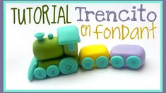 an image of a toy train made out of fondant