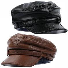 This item is for one hat only. Please allow 1-2 cm discrepancy due to different measurement method. Material: PU leather Color: black, brown Hat Circumference M: 56-58 cm/22-22.8 inch Hat Circumference L: 58-60 cm/22.8-23.6 inch Hat Circumference XL: 60-61 cm/23.6-24 inch SKU: 923-B090 TY Black Leather Beret, Barret Hat, Pageboy Hat, Brown Leather Hat, Leather Beret, Black Hats, Funky Hats, Cabbie Hat, Painter Hat