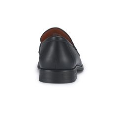 Elevate your style with this classic loafer. Featuring a sleek design and sophisticated metal buckle detail, these loafers provide a perfect blend of classic style and modern comfort. Ideal for both formal occasions and casual outings, these shoes are a versatile addition to any wardrobe. Brand: Ferro Aldo Apron toe loafer with buckle along the top Easy slip-on access Memory foam insoles for added comfort Upper: Synthetic leather Lining: Microfiber Black Loafers, Derby Shoes, Top Gifts, Black 7, Boot Shop, Metal Buckles, Synthetic Leather, Formal Occasion, Winter Boots