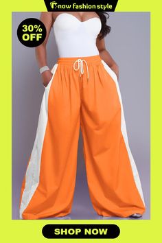 Sportwear Casual Draw String Pocket Loose High Waist Track Wide Leg Pants String Pocket, Sportswear Fashion, Pocket Pants, Green Fashion, Wholesale Fashion, Wide Leg Trousers, High Waisted Pants, Blue Fashion, Bottoms Pants