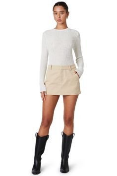 Cindy Mini Skort Natural, Mini Skirt by NIA | LIT Boutique Mini Skirt Summer, Skirt Summer, Summer Work Outfits, Summer 24, A Skirt, Nyc Fashion, Cozy Outfit, Long Sleeve Shirt Dress, Cardigan Tops