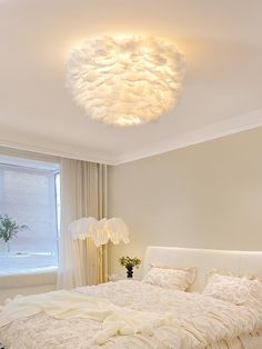 The Feathered Elegance Ceiling Light exudes a soft, ethereal charm with its unique design crafted from delicate goose feathers. This captivating piece diffuses a warm, inviting glow, creating an ambiance of tranquility and sophistication. Perfect for bedrooms, living rooms, or cozy reading nooks, this ceiling light adds a touch of nature-inspired beauty and a sense of calm to any interior space. If you have any questions about our products, please contact us and we will reply to you within 24 ho Reading Nooks, Chandelier Floor Lamp, Goose Feathers, Cozy Reading Nook, Cozy Reading, Ceiling Chandelier, Lamps Ceiling, Chandelier Ceiling Lights, Edison Bulb