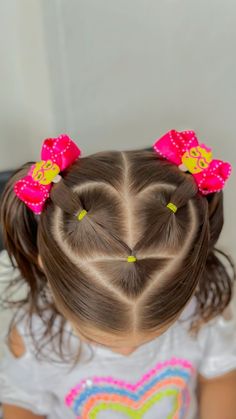 Kids Beach Hairstyles, Girly Hairstyles For Kids, Hair Styles For Little Kids, Easy Kid Hairstyles, School Hairstyles Easy For Kids, Penteados Fáceis Infantil