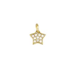 18k gold vermeil This cute dainty cz star charm is the perfect addition to your charm necklace! 5mm in size. Dainty Gold Star Charm, Dainty Star-shaped Charm Necklace, Gold Piece, Star Charms, Gold Filled Jewelry, Jewelry Plate, Real Gold, Quality Jewelry, Gold Vermeil