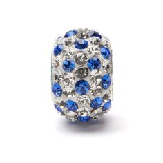 This Austrian crystal bead charm is made in vibrant clear and blue with a sterling silver core. Fits most charm bracelets including Pandora, Chamilia and Stone Armory or can be worn on a necklace. Lifetime guarantee. Ships with in 24 business hours from Cleveland, OH. Free return shipping if needed. Silver Jewelry With Rhinestone Round Beads, Crystal Rhinestone Round Bead Jewelry, Blue Crystal Bracelet With Sparkling Stones, Crystal Jewelry With Round Rhinestones, Blue Sparkling Crystal Jewelry, Sparkling Blue Crystal Jewelry, Crystal Spacer Beads Jewelry, Blue Crystal Bracelet With Rhinestones, Silver Round Beads Crystals For Jewelry Making