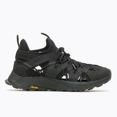 We took our best-selling trail running shoe and engineered it with a water-friendly breathable upper, creating a grippy performance sandal with the sneaker-comfort feet appreciate. Merrell Moab, Triple Black, Recycled Rubber, Pretty Shoes, Trail Running Shoes, Rubber Heels, Trail Running, Winter Sale, Wet And Dry