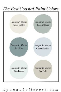 the best coastal paint colors for your home