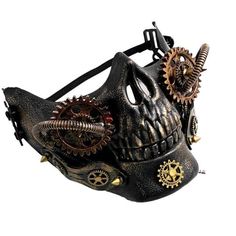 Steampunk Skull Mask - Steampunk Mask Steampunk Wolf, Steampunk Skull, Steampunk Party, Steampunk Items, Steampunk Mask, Wolf Mask, Steampunk Cosplay, Skull Mask, Steampunk Accessories