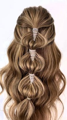 Braid Alternative, Chain Braid, Hair Style Vedio, Easy Hairstyles For Thick Hair, Bridal Hair Buns, Beautiful Braided Hair, Easy Hair Updos, Long Hair Wedding Styles, Front Hair Styles