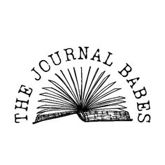 the journal babies logo with an open book