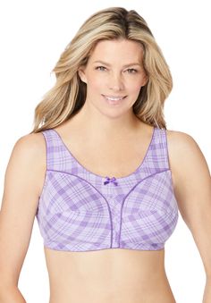 Enjoy all-day comfort with wireless cups that provide a natural shape and light lift.Double-lined bottom cups offer extra support and light lift without the need for underwires.Seamed cups provide additional structure and shaping for a flattering fit.Adjustable straps ensure a perfect, customizable fit every time.Convenient back closure makes putting on and taking off this bra a breeze. Made from soft, breathable cotton for ultimate comfort.Hand wash for easy maintenance and long-lasting wear. C Fly Bra, Cotton Bra, Cotton Bras, Swimsuits For All, Wireless Bra, Put On, Adjustable Straps, Active Wear, Hand Wash