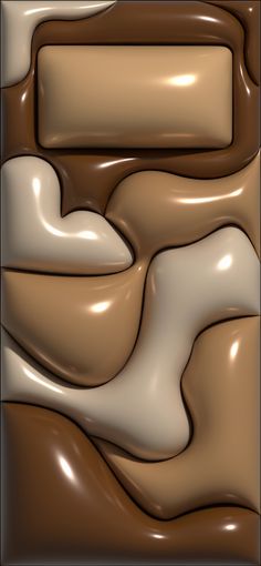 an abstract image of chocolate and white liquid