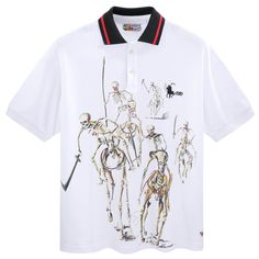 Design by Raf Reyes: skeletons playing polo a centuries-old sport that has captivated audiences for generations 🐴~ a fast-paced & exciting game, with many ᵥrisks — even the most experienced players can suffer from a misstep or a bad judgment (ᵥresulting in a fatal injury)...   Materials: 310gsm cotton (100%) piqué jersey polo, relaxed/boxy fit (for comfort) and bio-washed for softness & durability | | | 15+ digital to analog visuals (prints, embroideries, woven tags...) | | | enamel buttons +++ "Caveman Polo/skeletons" prints @ front and back 🃏 Materials: 310gsm cotton (100%) piqué jersey polo, relaxed/boxy fit (for comfort) and bio-washed for softness & durability | | | 15+ digital to analog visuals (prints, embroideries, woven tags...) | | | enamel buttons +++ "Caveman Polo/skeletons" Hoop Necklace, Gold Shorts, Studio 54, Tshirt Pattern, Fine Linen, Fast Paced, Independent Designers Fashion, Slim Fit Men, Embroidery Logo