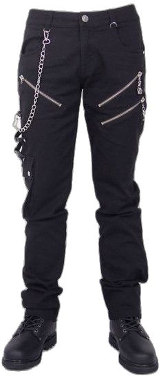 Edgy Pants With Pockets For Concert, Gothic Streetwear Bottoms With Pockets, Gothic Bottoms With Pockets For Streetwear, Punk Style Pants With Pockets For Concerts, Punk Pants With Pockets For Concert, Edgy Straight Leg Cargo Pants With Belt Loops, Edgy Pants With Belt Loops For Concert, Edgy Straight Leg Pants With Belt Loops, Edgy Straight Leg Pants With Side Pockets