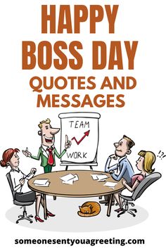 happy boss's day wishes and messages for employees to share on their team workdays