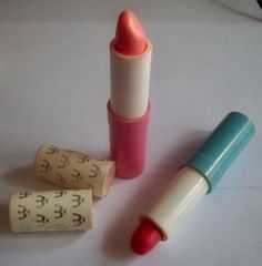 House of Westmore Lipstick Powder Puffs, Vintage Packaging, Beauty Parlor