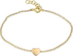 Yellow Gold Bracelets With Heart Charm, Classic 14k Gold Heart Bracelet, Dainty Yellow Gold Bracelet With Heart Charm, Minimalist 14k Gold Bracelet With Heart Charm, Dainty 14k Yellow Gold Heart Bracelet, Dainty Yellow Gold Heart Bracelet With Pendant, Yellow Gold Heart Bracelet For Everyday, Adjustable 14k Gold Bracelet With Heart Charm, Gold Bracelet With Heart Charm