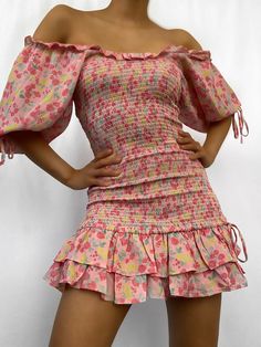 Skirts, dresses, feminine clothing, satin dress, preppy style, preppy fashion, fashion, outfits, mini skirts, floral dresses, floral skirts, floral crop top, crop tops, girly style, style, preppy style, women’s clothing, women’s dresses, women’s skirts, women’s crop top, affordable clothing, floral clothing, small business, boutique, multi-top, skirt set, tweed set, tweed, two piece skirt set, fashionista, lace bustier, bustier, knit top, crochet set, crochet top, knit top, crochet Mini Dress Floral, Western Outfits Women, 21st Dresses, Something About You, Maxi Shirt Dress, Maid Dress, Pink Floral Print, White Dress Summer, Pink Ruffle