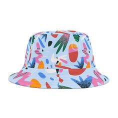 Abstract Doodle Bucket Hat (AOP) Gift For Her, Gift For Him First, it protected fishermen from rain in the 1900s. Now, the personalized bucket hat is making its way to the very top of fashion picks for all ages. Choose the seam lines, add your zaniest designs and patterns on the bucket hat and make a modern wardrobe staple come to life.  .: Material: 100% polyester .: Available in 2 sizes .: Two stitching color options to pick from .: Sewn-in label .: Made in USA Adjustable Blue Bucket Hat, Playful Blue Bucket Hat For Outdoor, Blue Retro Bucket Hat With Curved Brim, Retro Blue Bucket Hat With Curved Brim, Fun Blue Bucket Hat, Fun Outdoor Bucket Hat With Short Brim, Fun Short Brim Bucket Hat For Outdoors, Fun Short Brim Bucket Hat For Outdoor, Blue Fun Style Bucket Hat For Outdoor