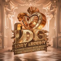 the logo for idg's 10th anniversary celebration is shown in gold and red