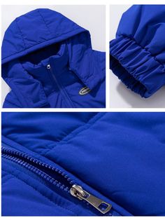 Winter Hooded Fashion Ladies Long Jacket Cotton-padded Jacket Korean Version Of Street Style Long Sleeve Winter Ladies Jacket Sporty Quilted Jacket For Winter Outdoor Activities, Hooded Quilted Jacket With Padded Collar For Outdoor, Casual Windproof Puffer Jacket For Winter Sports, Winter Hooded Quilted Jacket With Padded Collar, Winter Quilted Jacket With Padded Collar And Hood, Casual Solid Hooded Quilted Jacket, Sporty Winter Hooded Jacket With Padded Collar, Sporty Hooded Jacket With Padded Collar For Winter, Hooded Puffer Jacket With Padded Collar For Outdoor