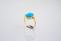 Sleeping Beauty Turquoise Ring 14K Gold Ring Turquoise Cabochon Ring Blue Turquoise in Yellow Gold Ring December Birthstone Handmade Ring Luxury Turquoise Ring As Gift, Luxury Round Turquoise Ring For Gift, Elegant Blue Turquoise Ring In 14k Gold, Luxury Blue Turquoise Ring Gift, Luxury Gold Turquoise Ring Perfect For Gift, Handmade Yellow Gold Turquoise Ring, Luxury Gold Turquoise Ring As Gift, Elegant 14k Yellow Gold Turquoise Ring, Elegant 14k Gold Hallmarked Turquoise Ring