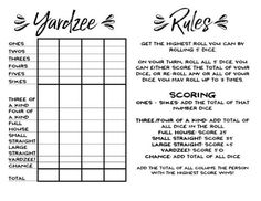 an image of a printable score sheet with the names and numbers for each game