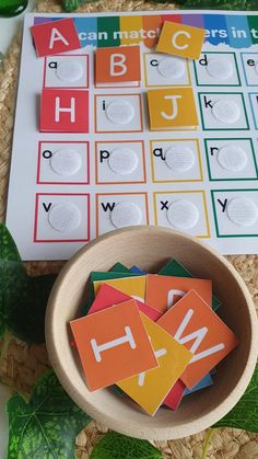 Alphabet Busy Book Printable for Toddlers, Rainbow Matching Puzzle, Digital Download Wprksheet - Etsy Poland Busy Book Ideas Printables, Busy Box Ideas, Montessori Literacy, Busy Book Ideas, Alphabet Busy Book, Toddler Journal, Puzzle Alphabet, Preschool Busy Book, Activity Journal