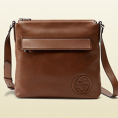 Gucci Soho Authentic. Brown Leather Crossbody. Unisex. Very Clean Inside. Minor Scratch On Front Flap. See Picture. Zippered Outside Compartment, Zippered Inside Compartment. Adjustable Strap. Silver Hardware. You Will Love This Bag! Gucci Brown Calf Leather Bag, Brown Gucci Calf Leather Bag, Gucci Calf Leather Satchel Shoulder Bag, Gucci Calf Leather Shopping Bag, Designer Gucci Bag In Soft Leather, Designer Gucci Soft Leather Bag, Gucci Calf Leather Travel Shoulder Bag, Gucci Calf Leather Shoulder Bag For Travel, Gucci Leather Bag With Removable Pouch