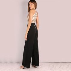 Gender: Women Item Type: Jumpsuits & Rompers Style: Office Lady Type: Jumpsuits Material: Polyester Pattern Type: Patchwork Model Number: mmcjumpsuit-8198lj-roseblack Length: Full Length Decoration: Sequined Fit Type: REGULAR Fabric Type: Broadcloth Color Style: Natural Color UID: 170630222 Fabric: Fabric has no stretch Style: Fashion Sleeveless Bodysuit For Date Night, Sleeveless Black Glamorous Bodysuit, Glamorous Black Sleeveless Bodysuit, Glamorous Strapless Sleeveless Black Jumpsuit, Black Glamorous Strapless Jumpsuit, Glamorous Black Strapless Jumpsuit, Glamorous Black Sleeveless Jumpsuits And Rompers, Glamorous Sleeveless Spring Bodysuit, Wedding Guest Dresses Australia