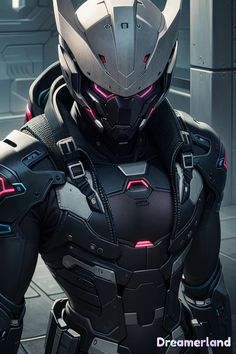 an image of a futuristic man in armor