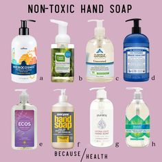 8 Non-Toxic Hand Soaps - Center for Environmental Health Non Toxic Hand Soap, Essential Oil Hand Soap, Diy Foaming Hand Soap, Non Toxic Products, Nontoxic Cleaning, Toxic Free Living, Nontoxic Beauty, Non Toxic Living, Toxic Products