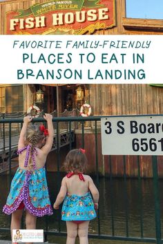 Are you looking for the best restaurants or things to do while on vacation Branson, Missouri? This guide highlights one family's favorite places to eat at Branson Landing when traveling with kids or for couples. Whether you are a budget or want to indulge a bit, there are options here for everyone! #branson #familytravel #travelwithkids #travel #vacation #forkids Branson Missouri Restaurants, Girlfriend Trips, Branson Landing, Kids Restaurants, Family Vacation Spots