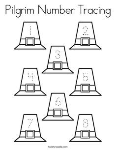 printable worksheet to teach numbers and counting with the word's name