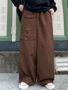 Wiaofellas Y2K Pants Men Hip Hop Cargo Y2k Overalls 2023 New Harajuku Fashion Rock Wide Leg Loose Baggy Trousers Streetwear valorant Womens Black Cargo Pants, Suit Fashion Men's, Casual Cotton Top, Y2k Pants, Army Shirts, Baggy Trousers, Men Trousers, Black Cargo Pants, Business Casual Dresses