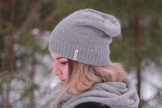 "Very soft, lightweight, slouchy beanie hat to keep you warm and cozy. Hat is made of 100% peruvian Baby alpaca yarn. Alpaca is a soft, silky and durable fibre with unique thermal properties due to microscopic air bubbles found inside the hair. These bubbles allow the user to \"breathe\" through the fibres on hot days and in much the same way, to retain body heat in cold climates. It is also elastic and not inflammable. While similar to sheep's wool, it is warmer, not prickly, and has no lanolin Soft Casual Bonnet One Size, Casual Soft Bonnet, One Size Fits Most, Casual Soft Bonnet One Size Fits Most, Casual Soft Beanie Bonnet, Casual Soft Beanie, Casual Warm Gray Bonnet, Slouchy Beanie Hat For Everyday, Slouchy Beanie Hats For Everyday Wear, Gray Casual Beanie One Size