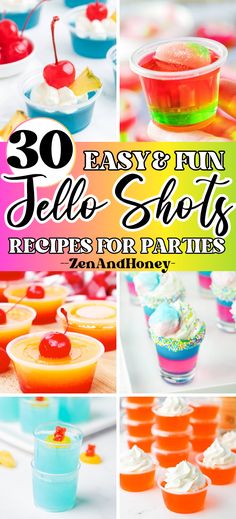 These are the best jello shots ever! From vodka jello shots, to rum jello shots recipes, there are something for everyone. Easy jello shot recipes, easy jello shots, best jello shots, summer jello shots, tequila jello shots, jello shots recipe, jello shots with rum, jello shots with vodka, how to make jello shots. Jello Shots For 21st Birthday, Scooby Snacks Jello Shots, Simple Jello Shots, Flavored Jello Shots, Bacardi Jello Shots Recipes, Kid Jello Shots, 40th Birthday Jello Shots, Jell-o Shot Recipes, Fun Jello Shot Recipes