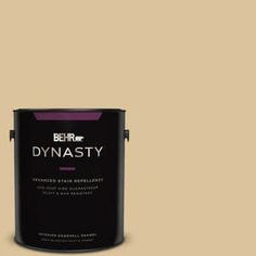 a black paint can with the words dynasty on it