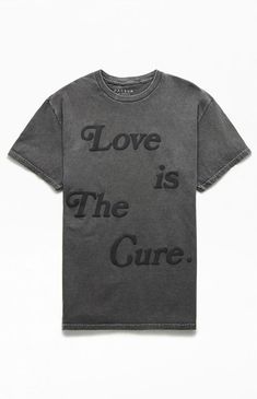 Love Is The Cure Puff Graphic T-Shirt Pacsun Mens, Lifestyle Clothing, Cute Simple Outfits, Mens Graphic Tee, Cool Tees, Pacsun, Cool Style, Graphic T Shirt, Fashion Branding