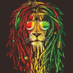 a lion with dreadlocks on his face and the words i've never met a strong person with an easy past